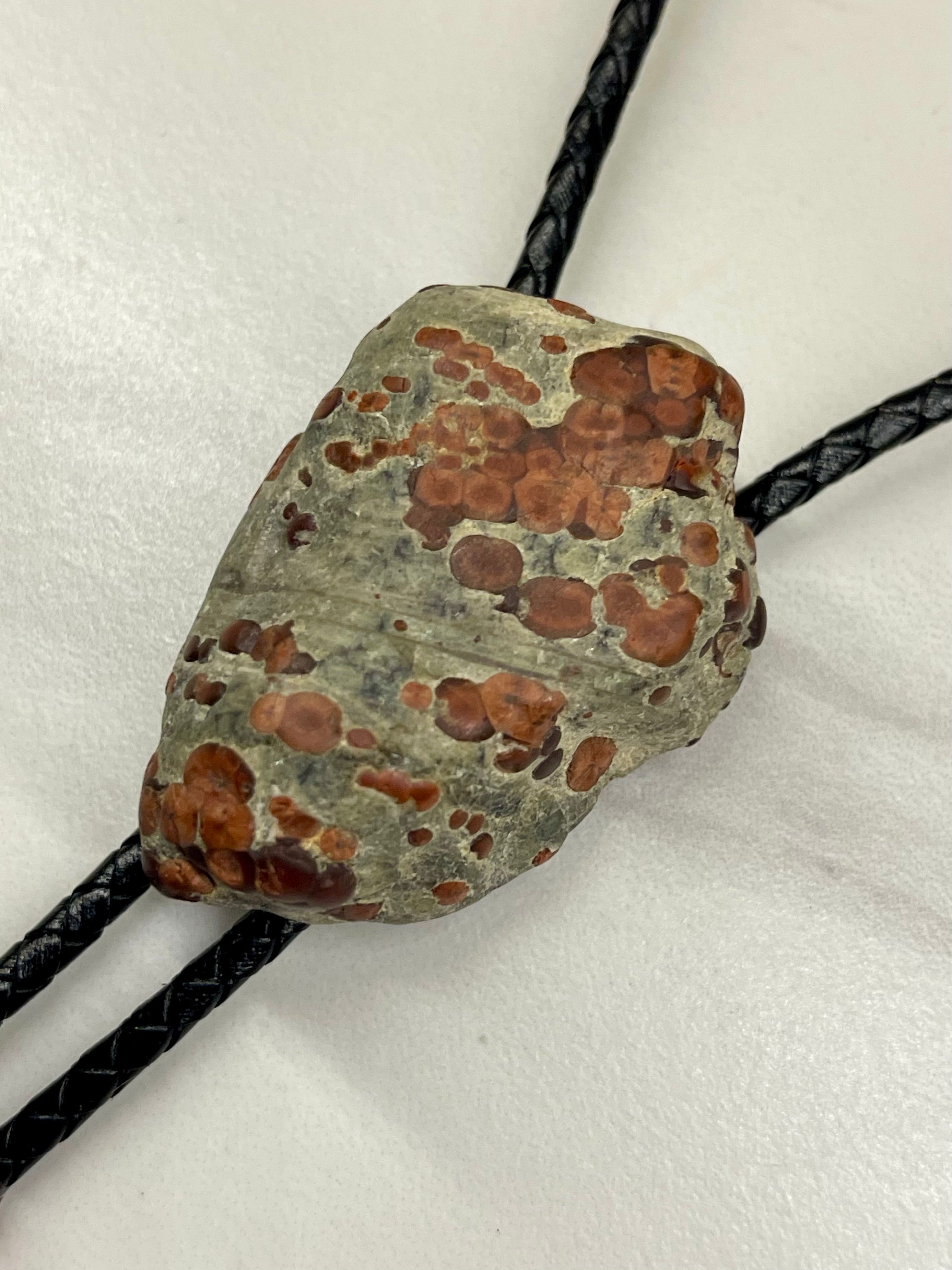 Feldspar Dapple – Peanut Obsidian Bolo Tie