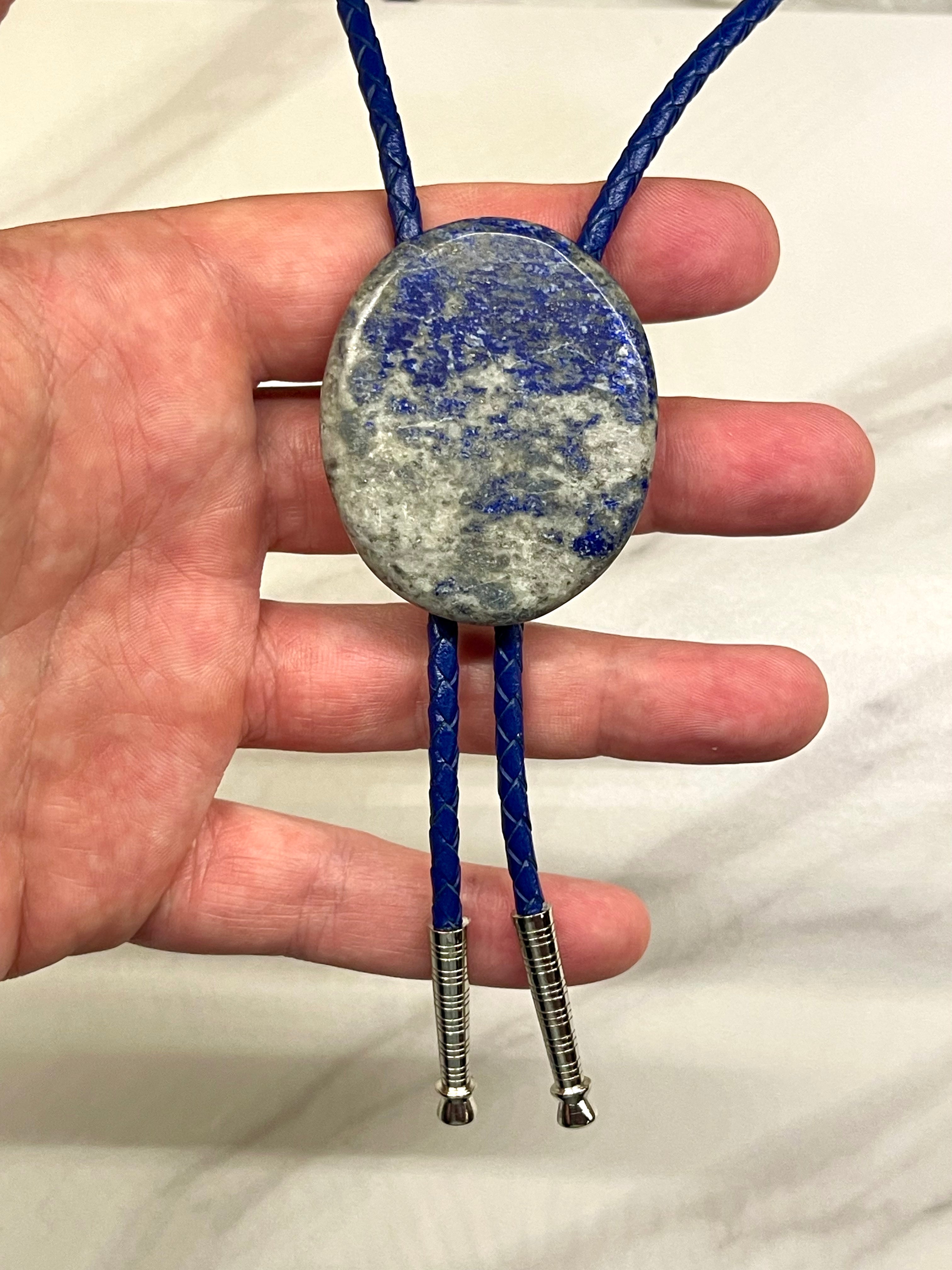 Blue Splash – Lapis Lazuli Bolo Tie