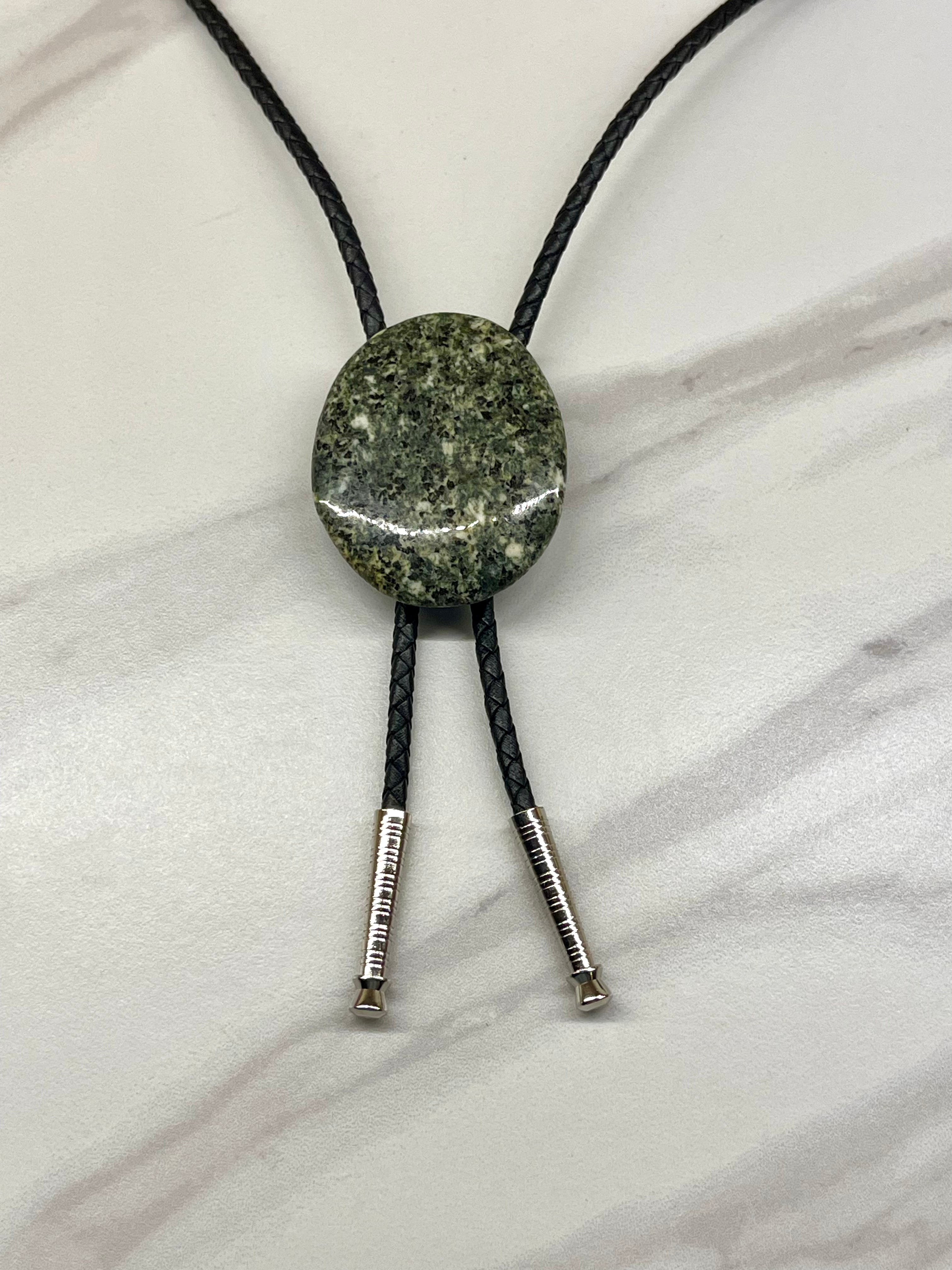 Stonehenge – Preseli Bluestone Bolo Tie