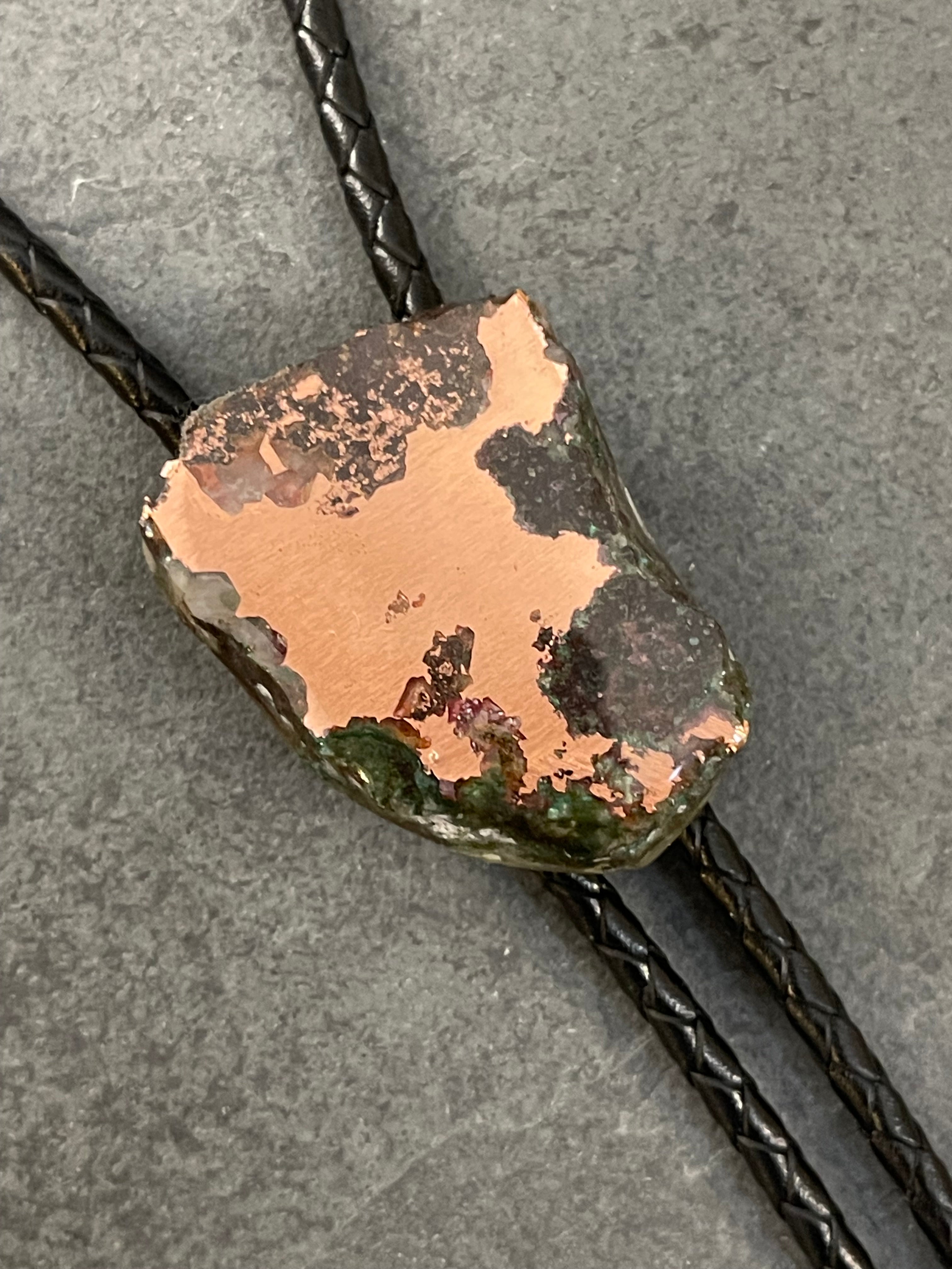 Michigan Mirage – Copper Ore Bolo Tie