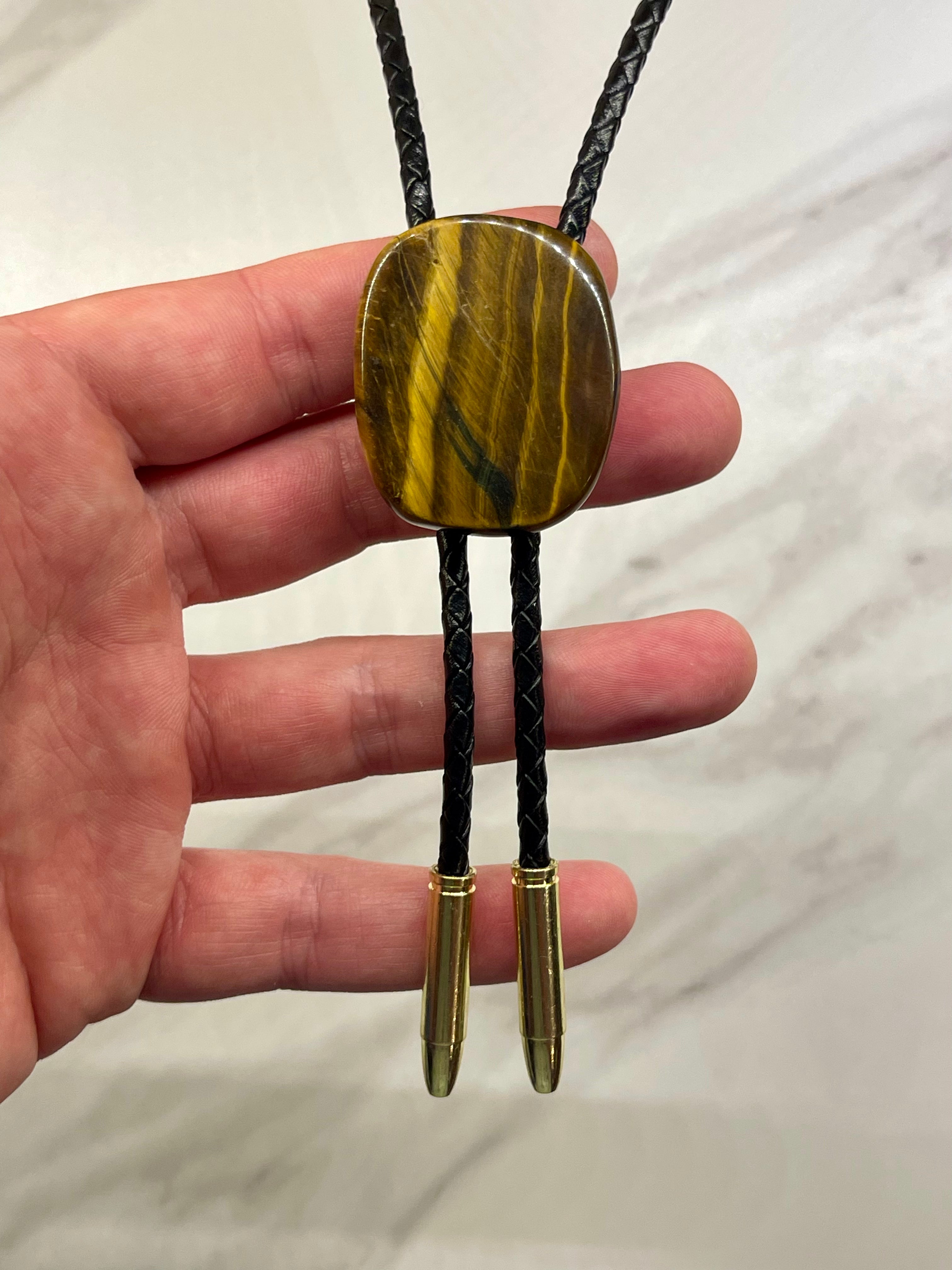 Tiger's Eye Bolo Tie