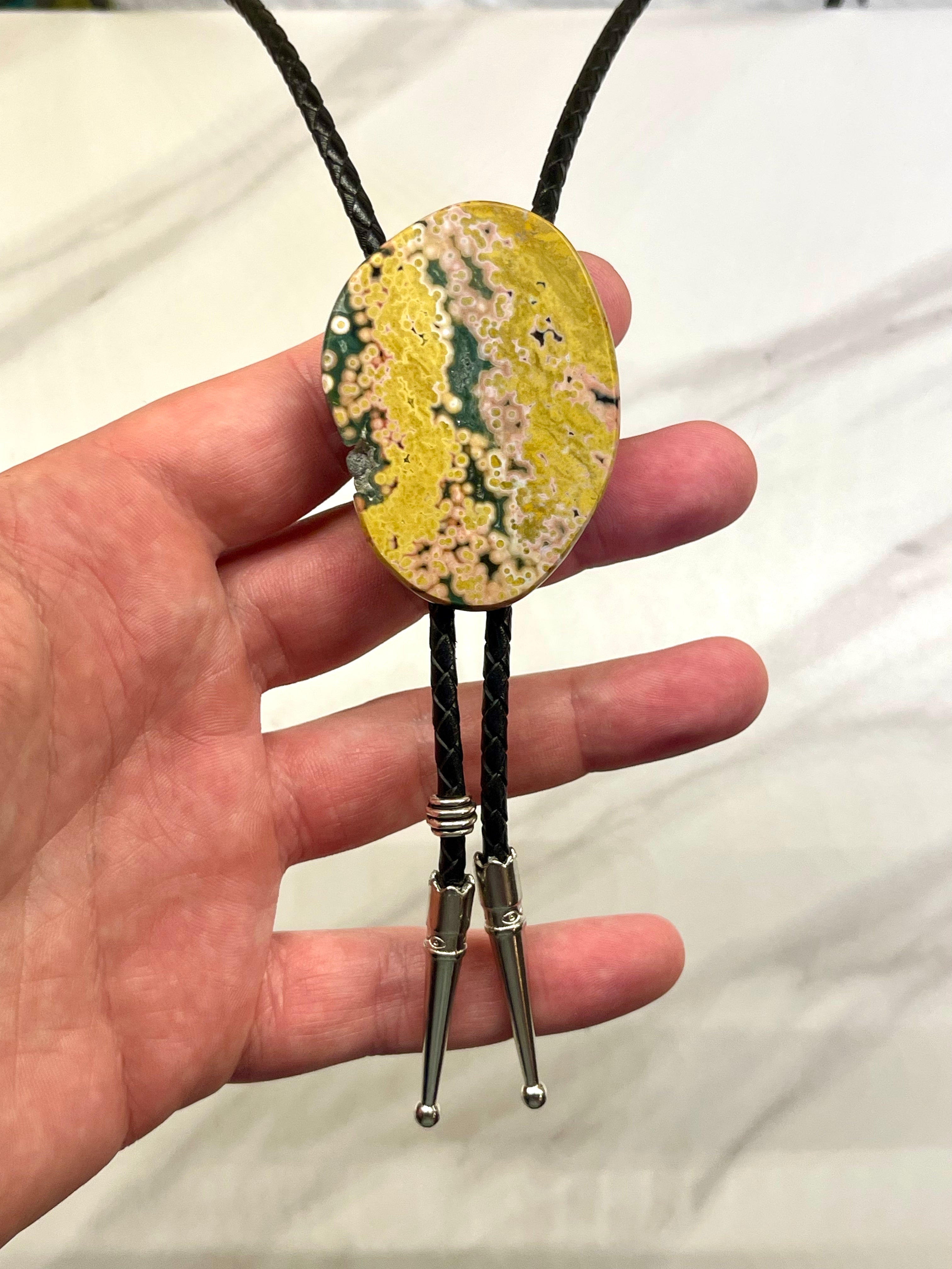 Ocean Jasper Bolo Tie