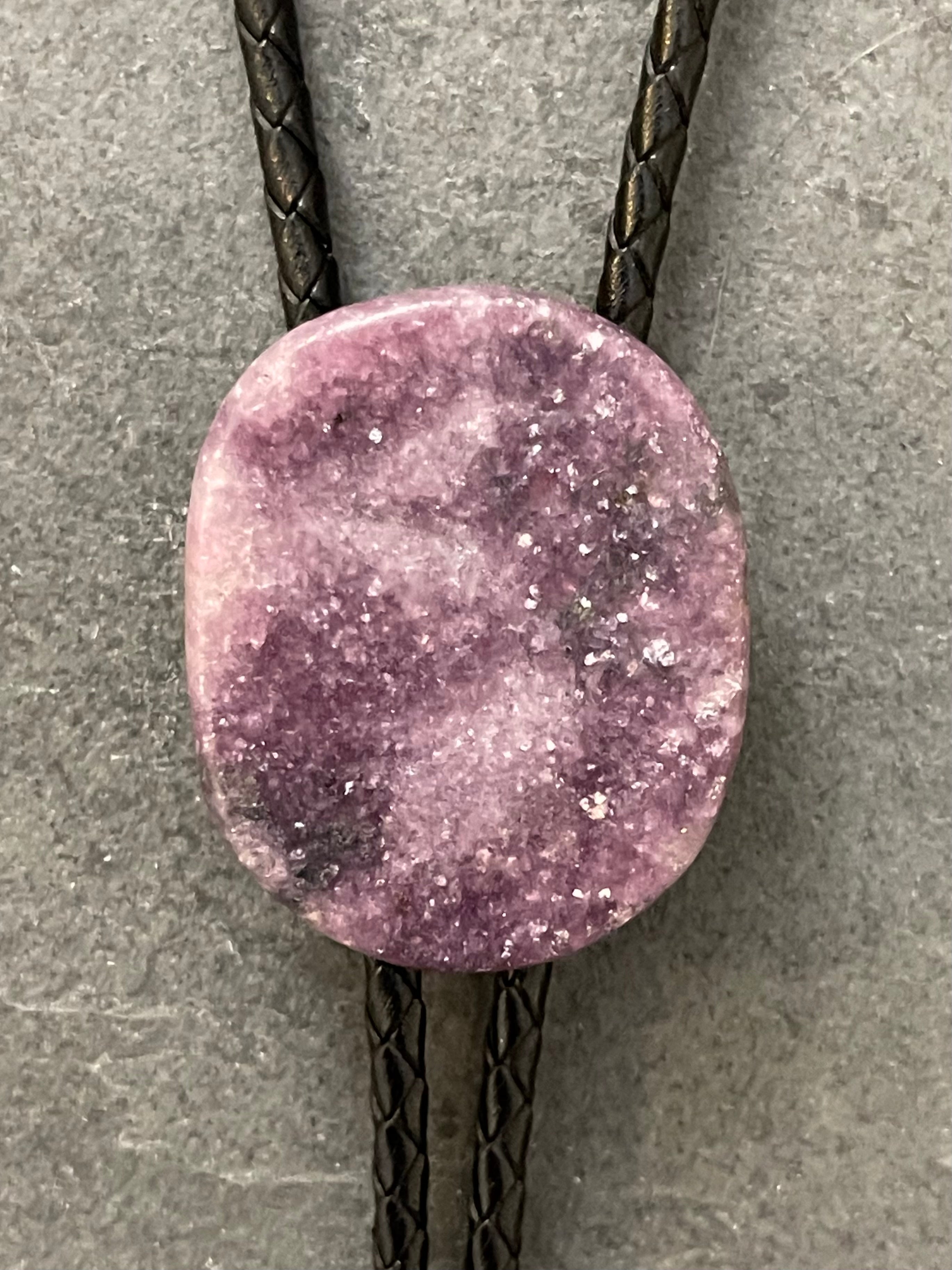 Purple Flash – Fluorite Bolo Tie