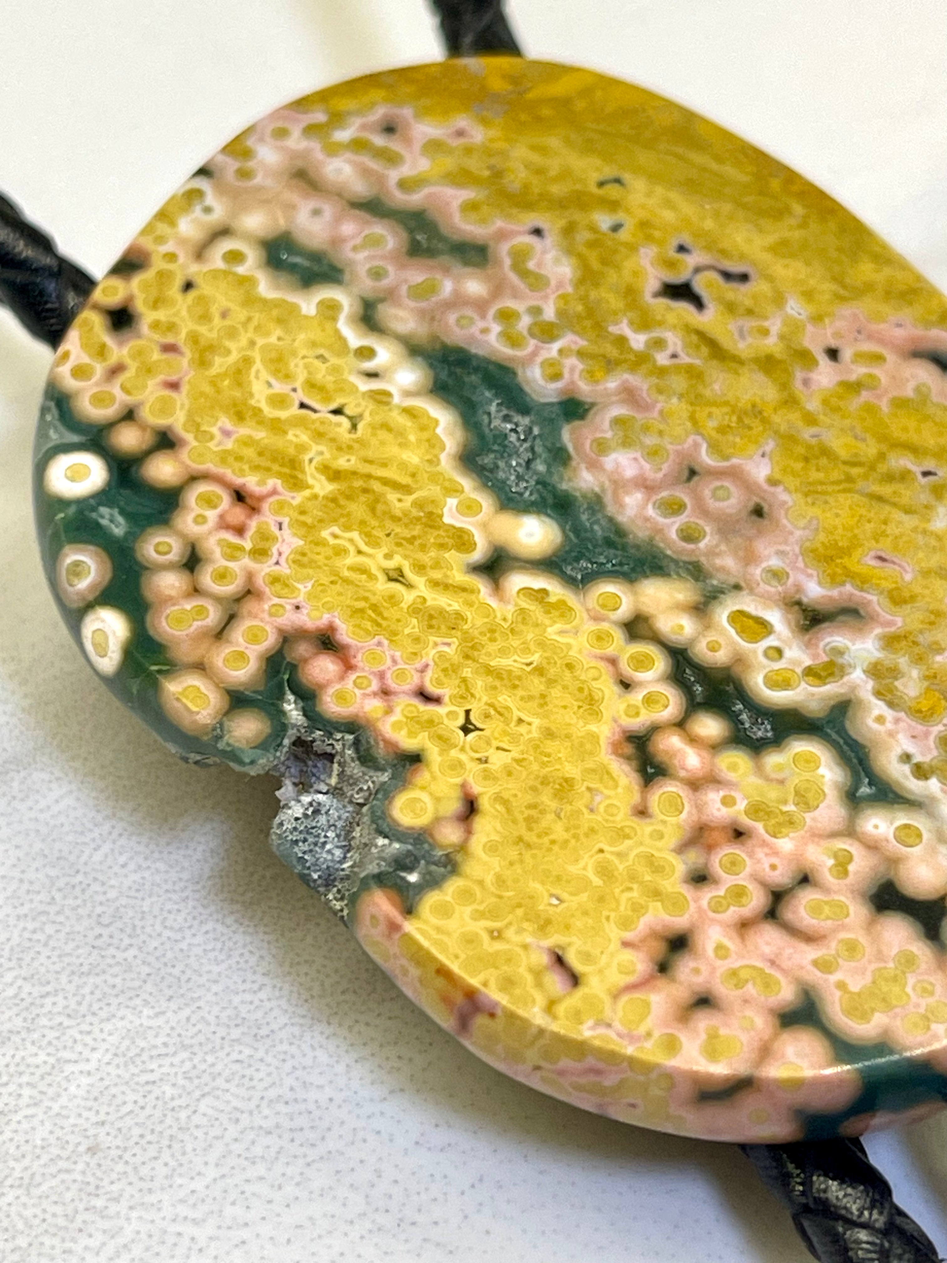 Ocean Jasper Bolo Tie