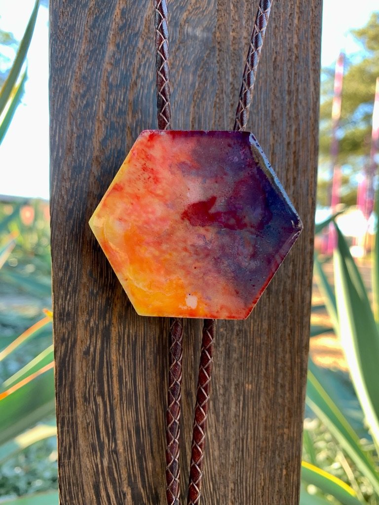 Orange Chroma Bolo Tie