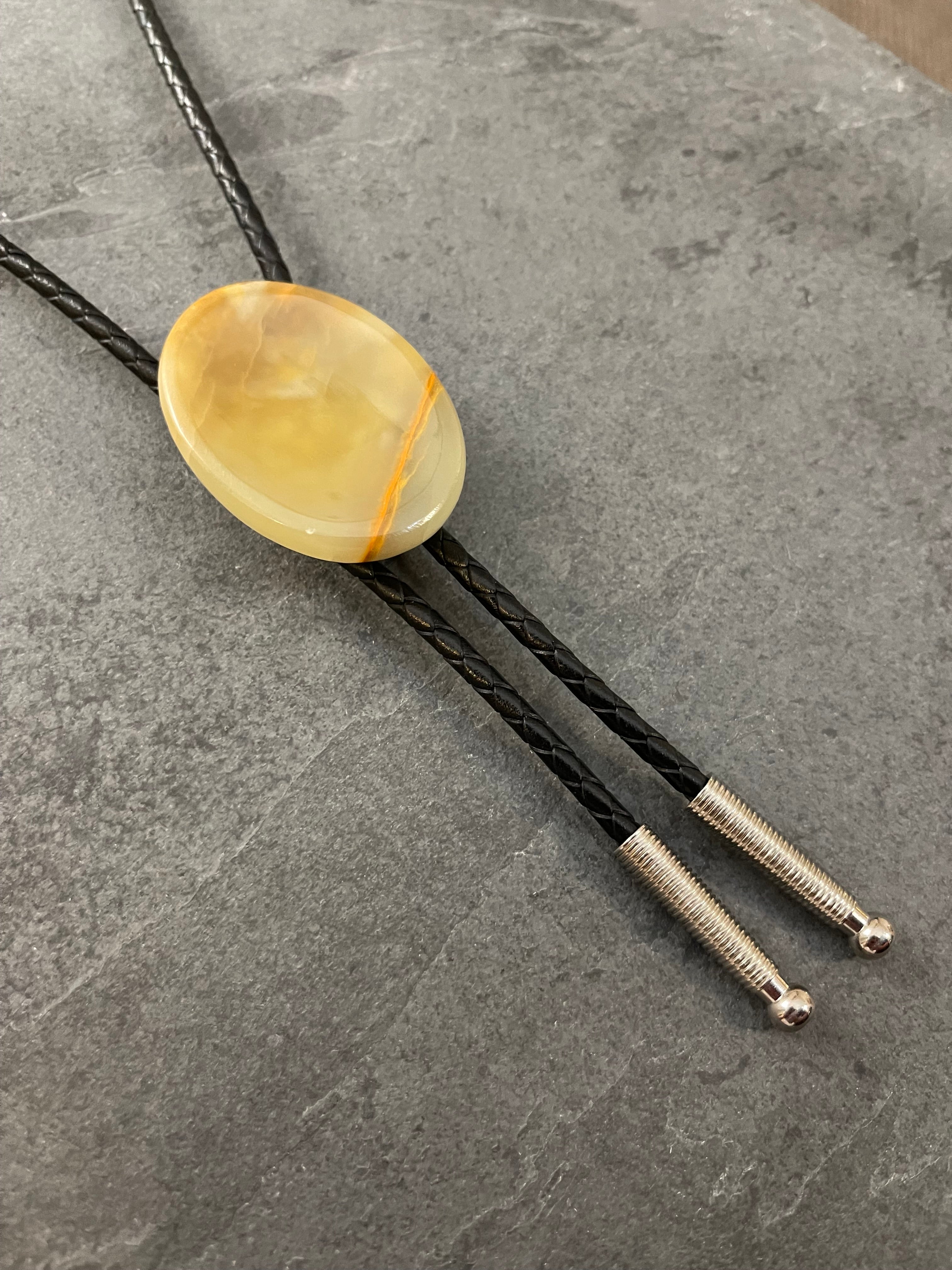 Layer Cake – Yellow Onyx Bolo Tie