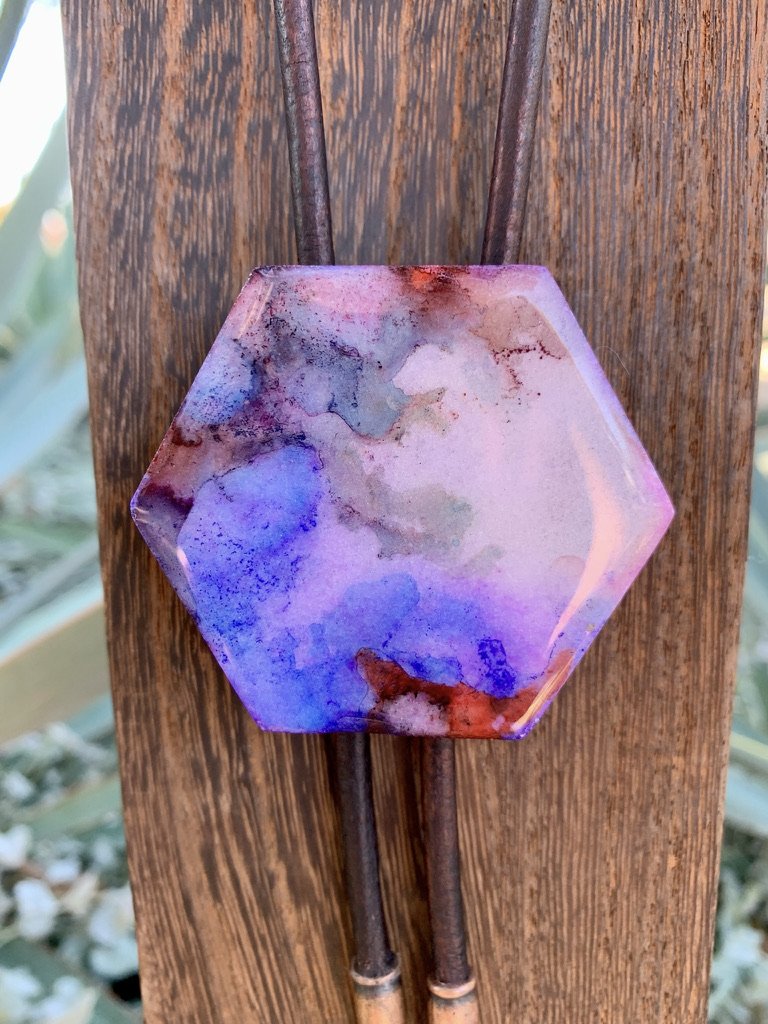 Purple Chroma Bolo Tie