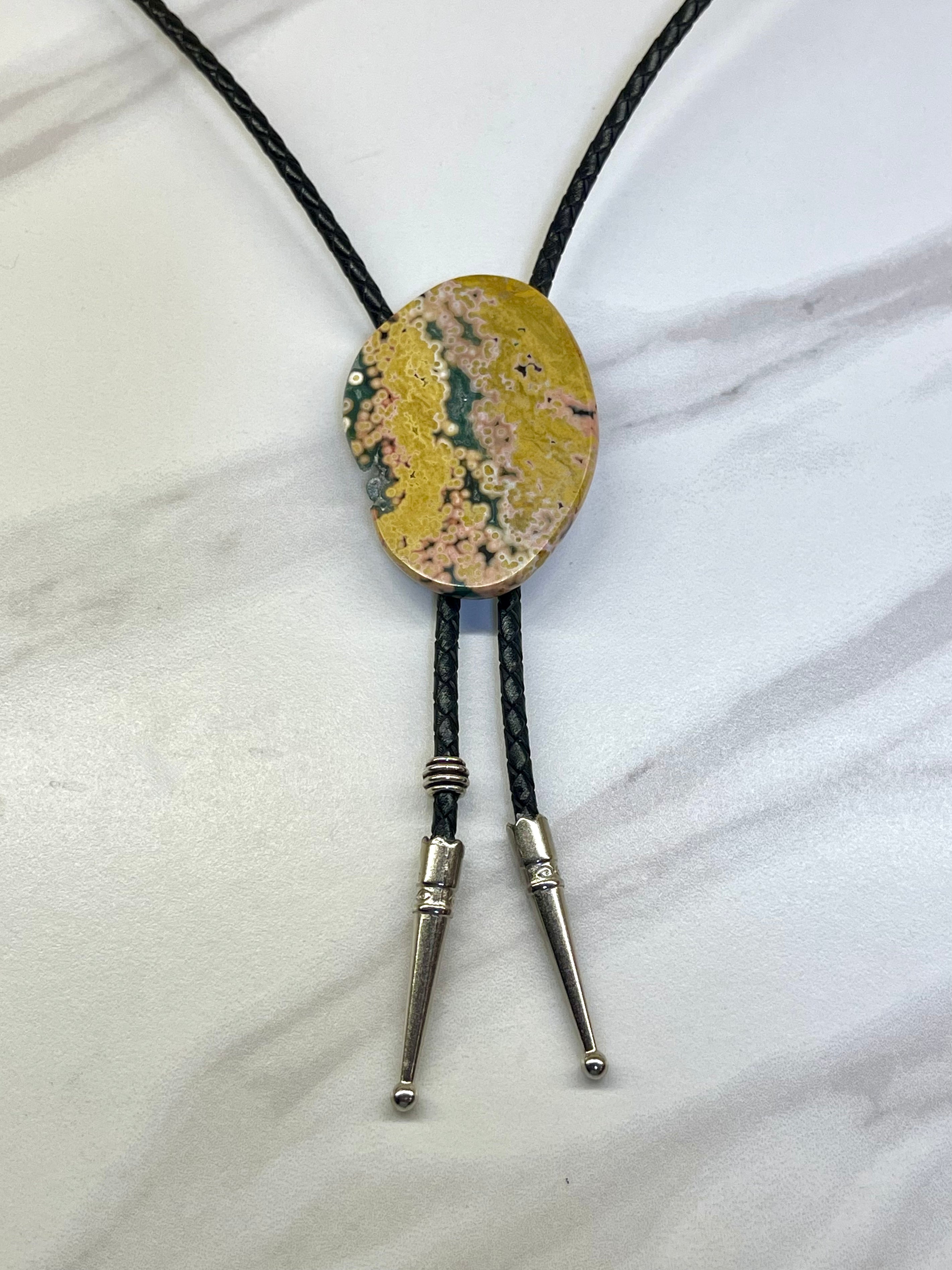 Ocean Jasper Bolo Tie