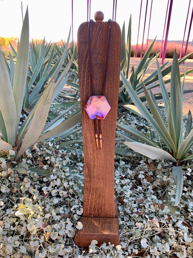 Purple Chroma Bolo Tie
