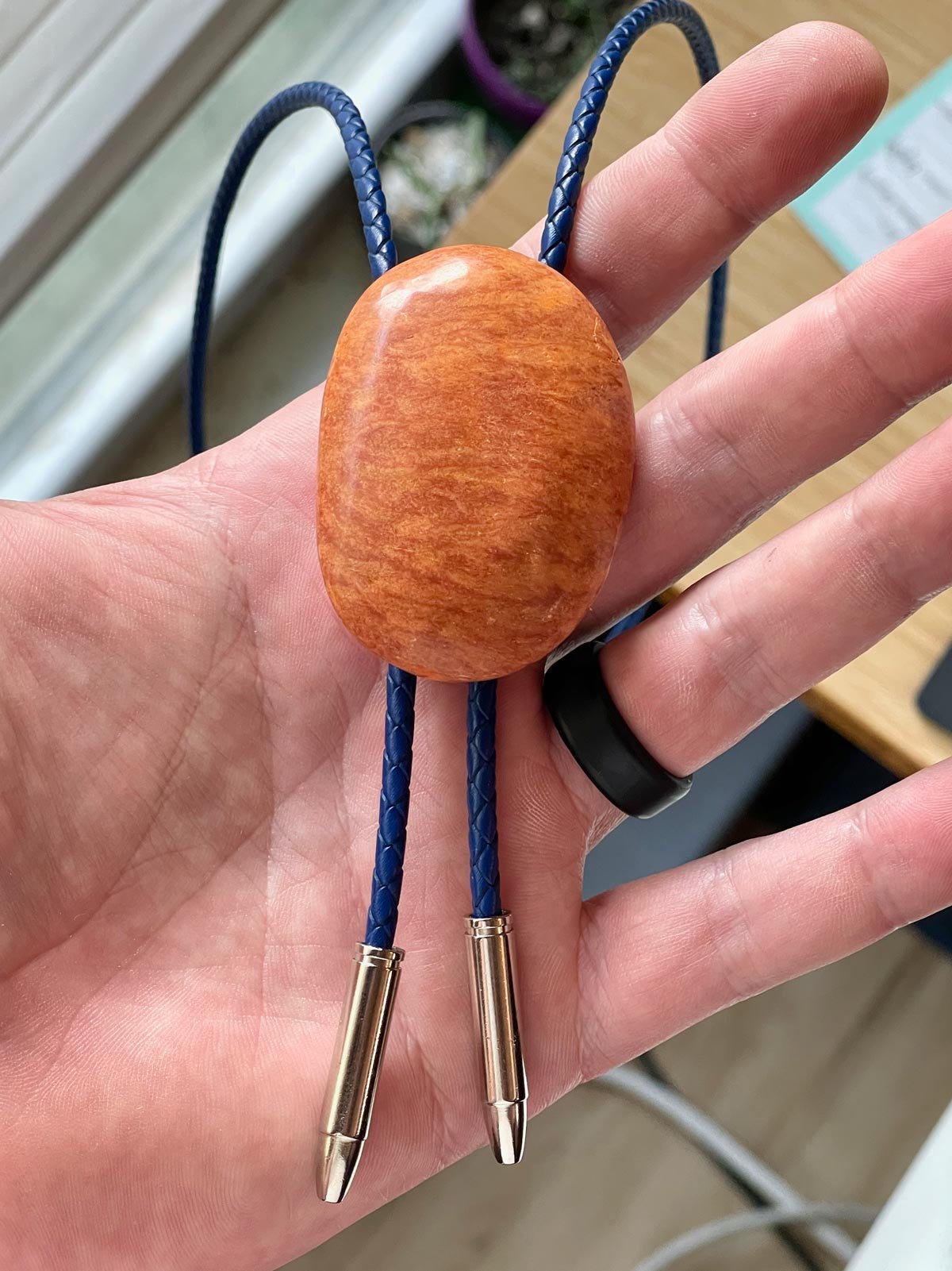 Knickerbocker – Peruvian Red Jasper Bolo Tie