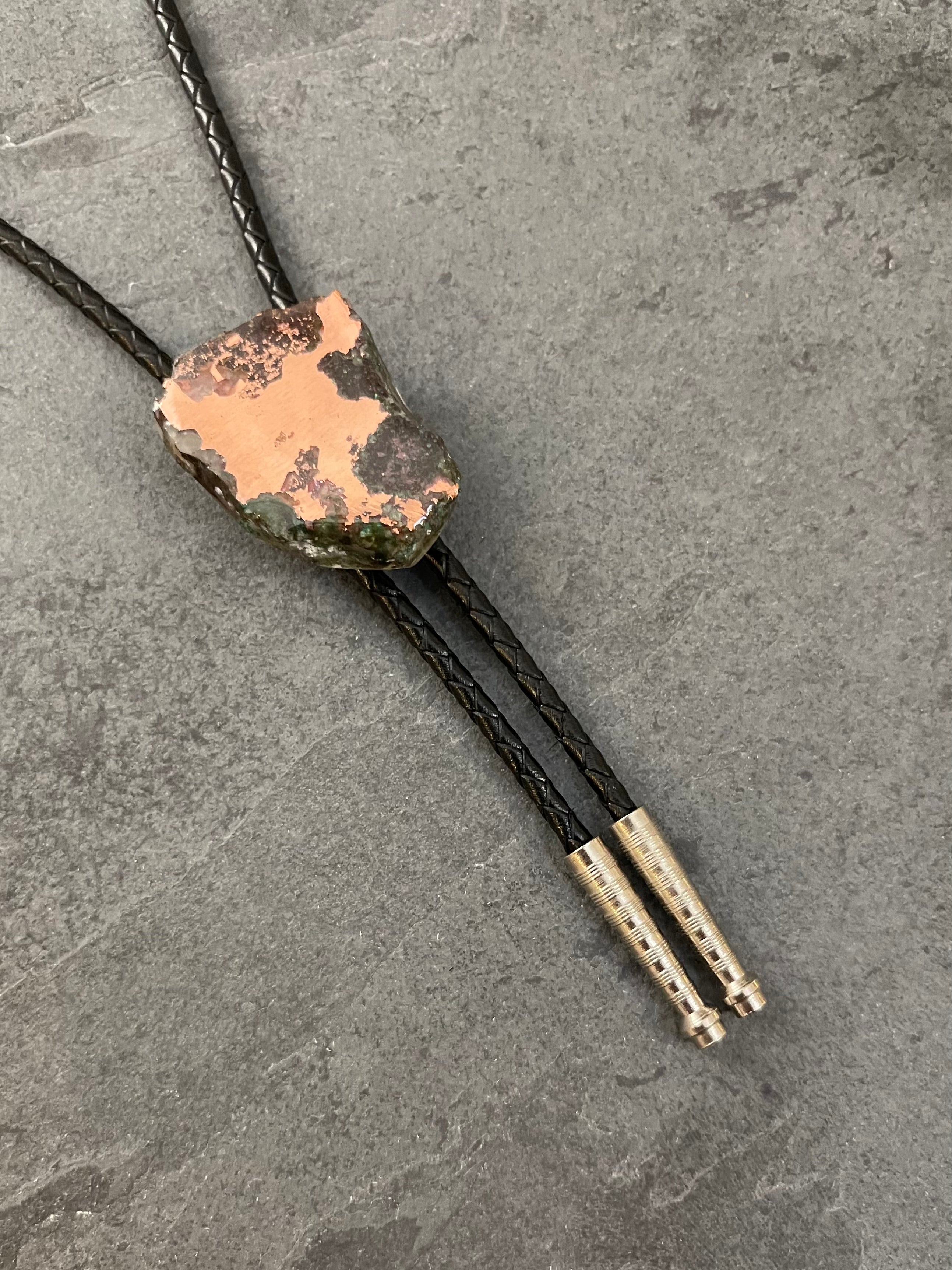 Michigan Mirage – Copper Ore Bolo Tie