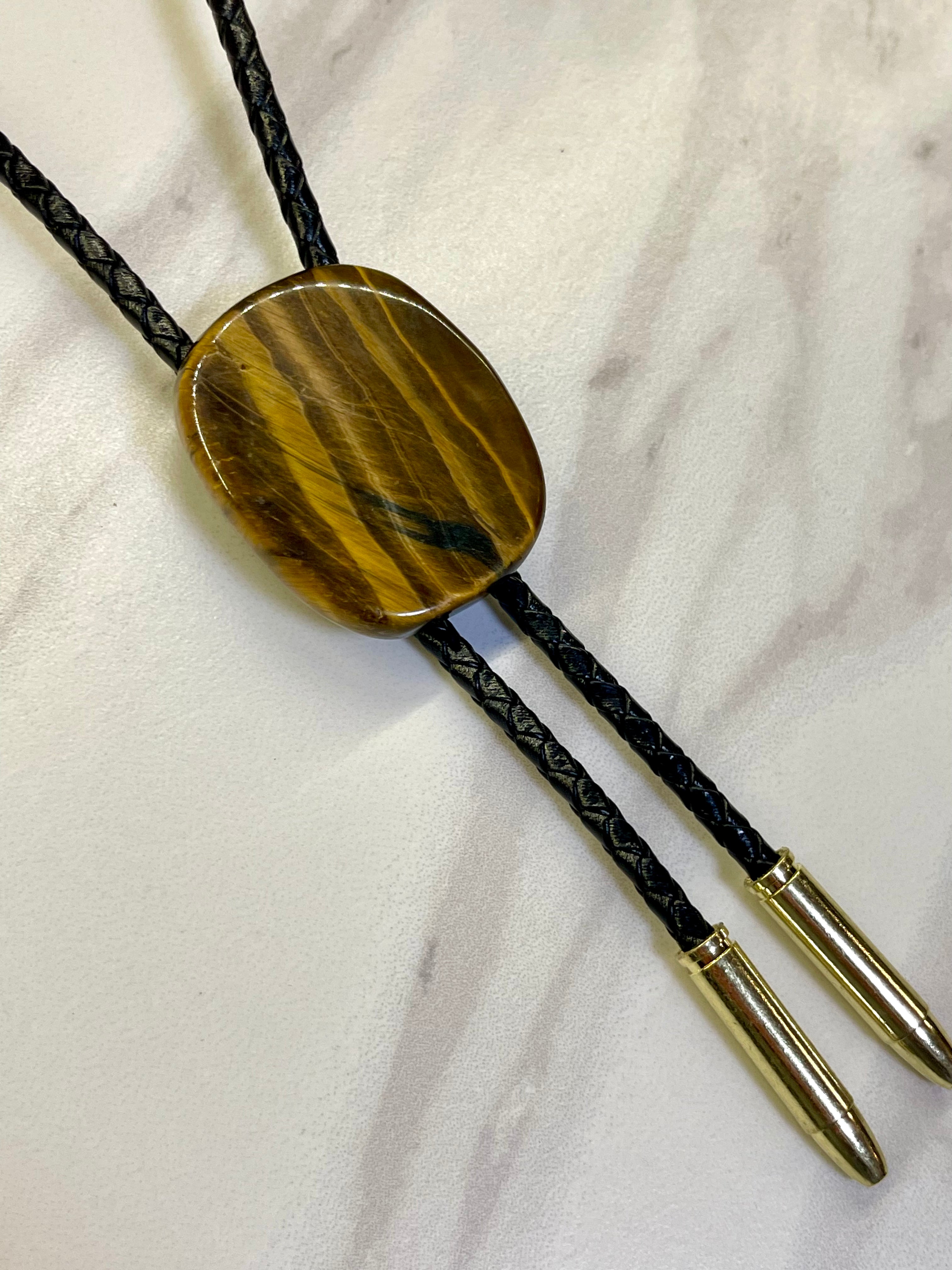 Tiger's Eye Bolo Tie