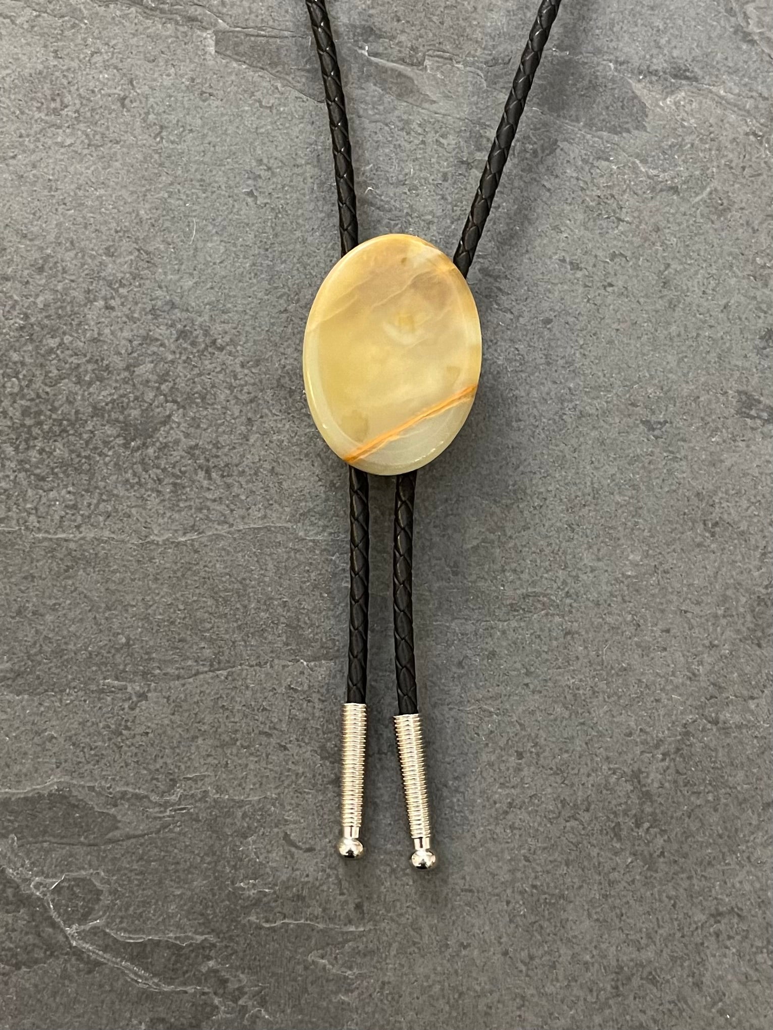 Layer Cake – Yellow Onyx Bolo Tie