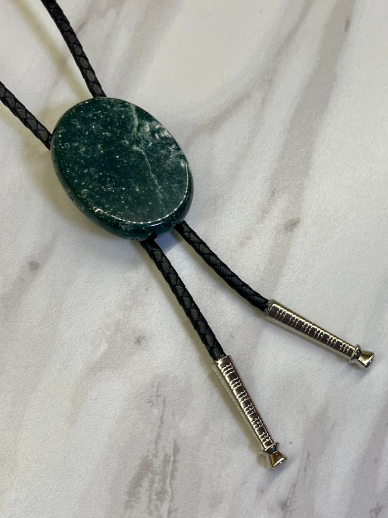 Verdant Circle – Ocean Jasper Bolo Tie