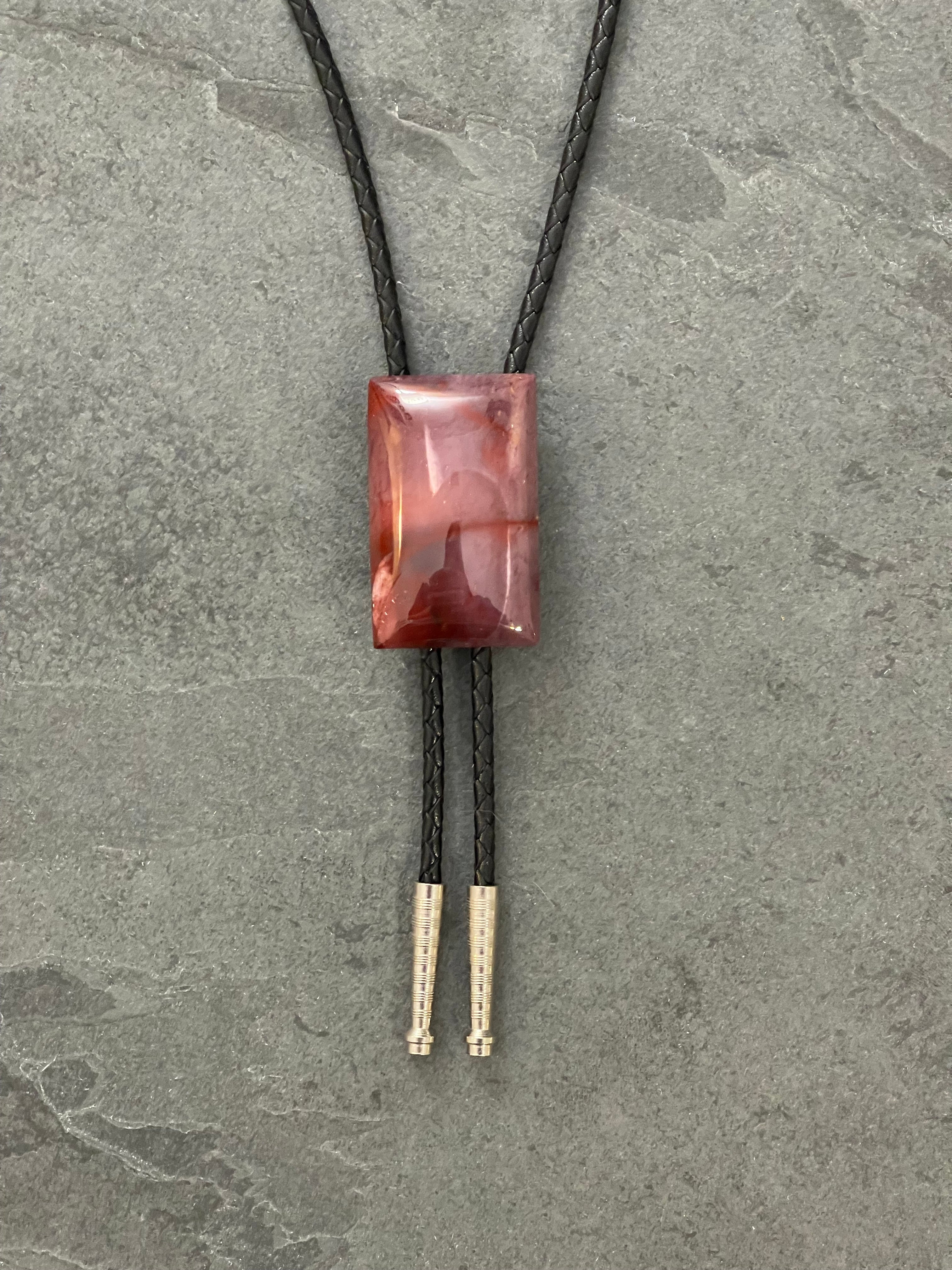 Red Mist – Mookaite Jasper Bolo Tie