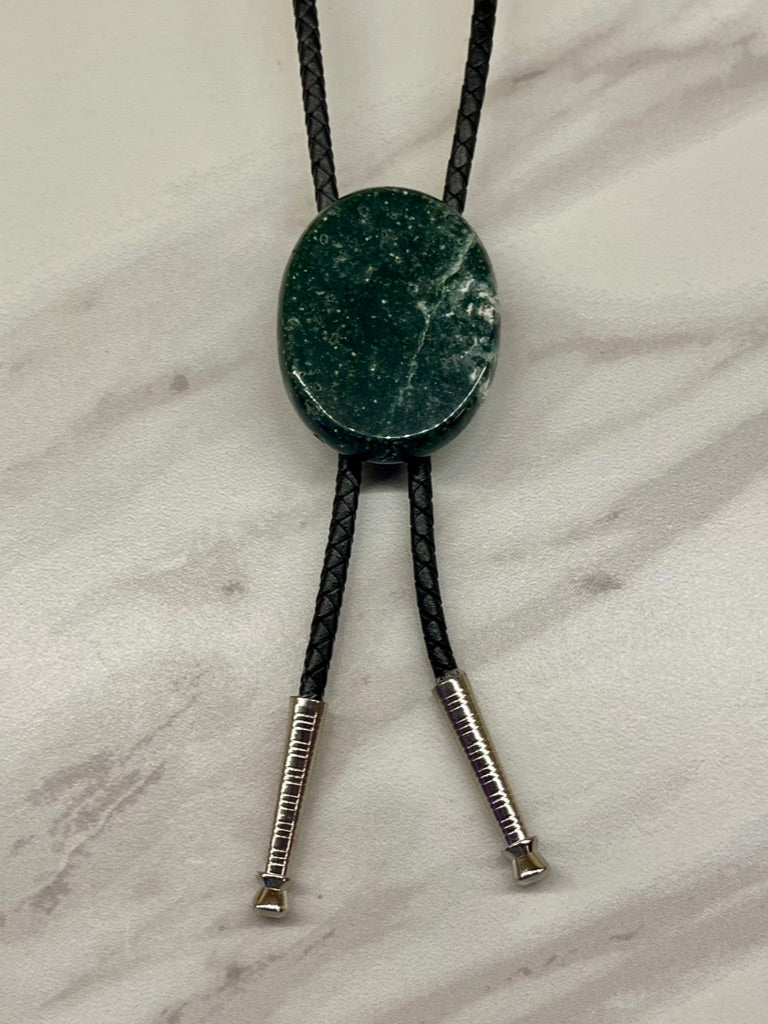 Verdant Circle – Ocean Jasper Bolo Tie