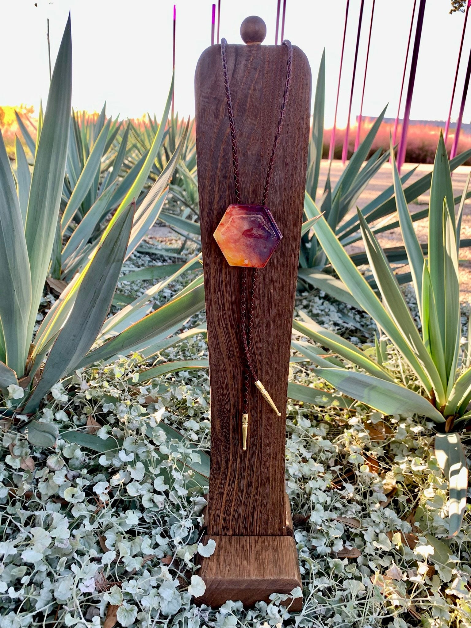 Orange Chroma Bolo Tie