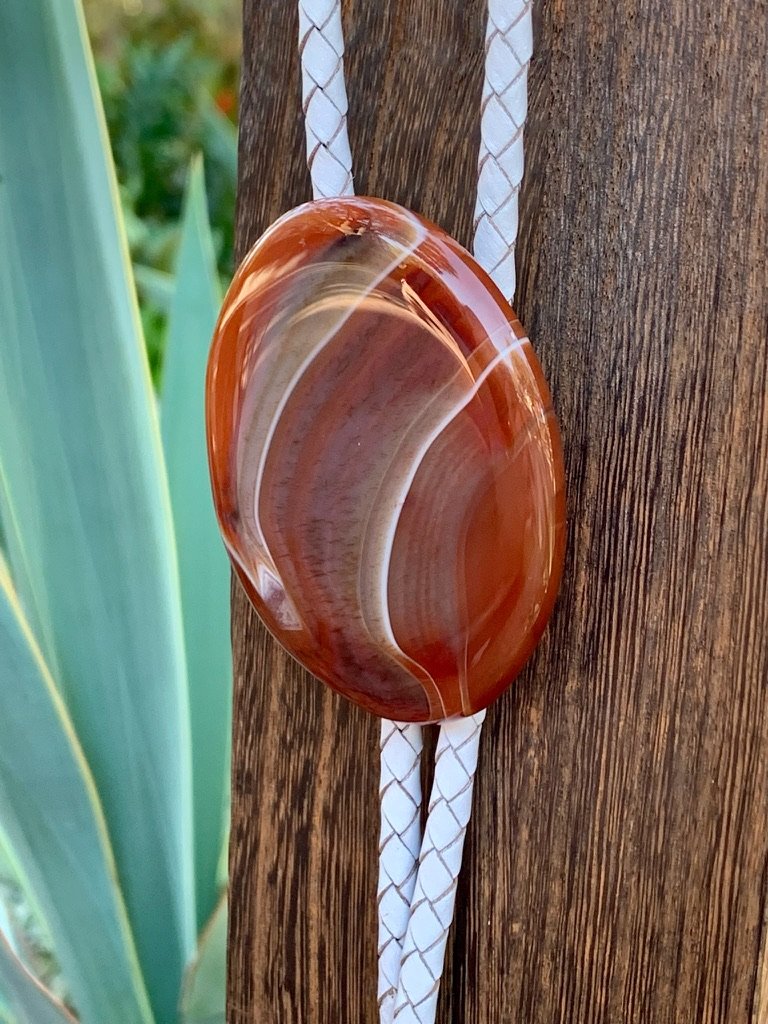 Wild Breath – Carnelian Bolo Tie