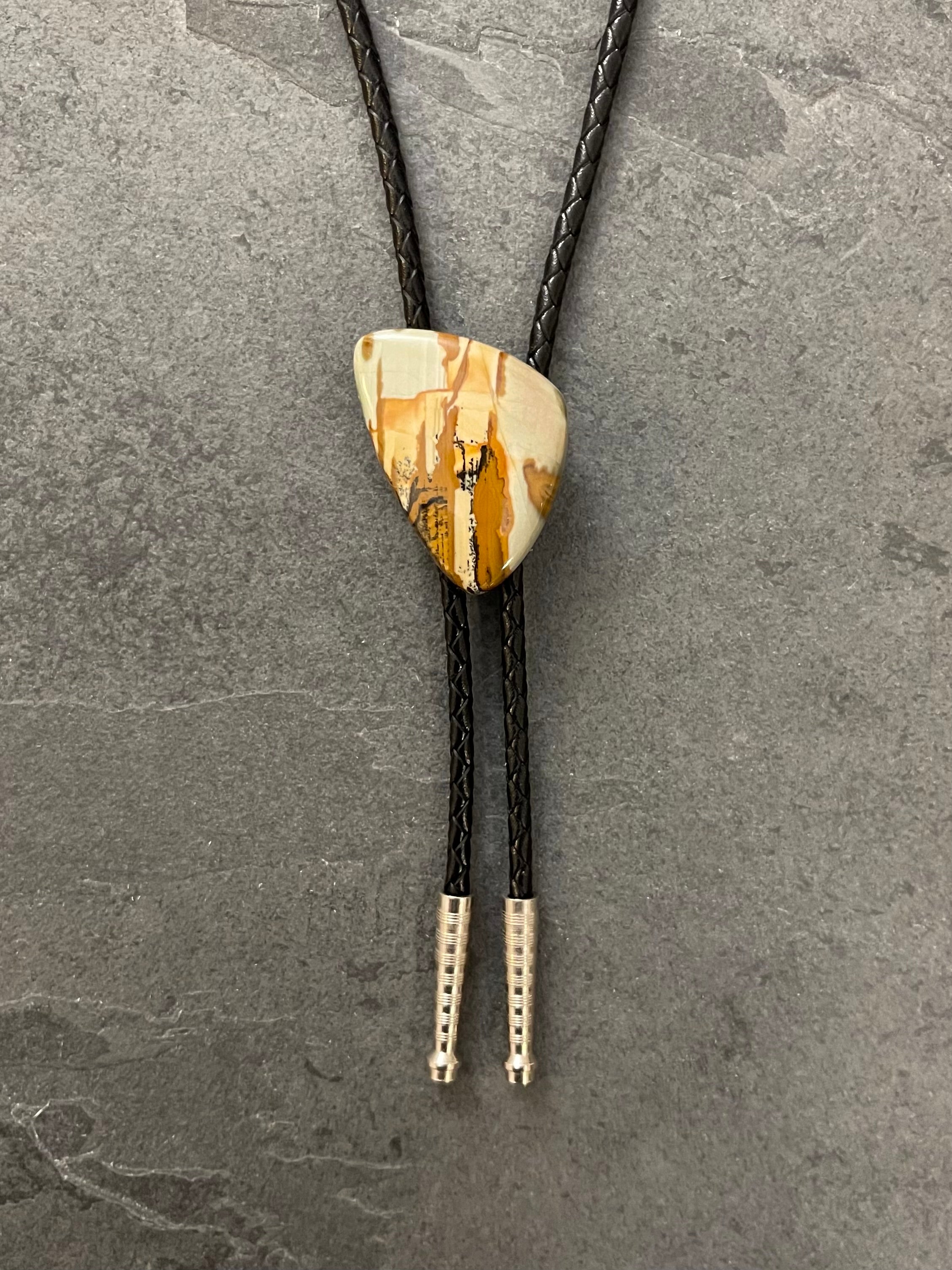 Canyon Scene – Owyhee Picture Jasper Bolo Tie