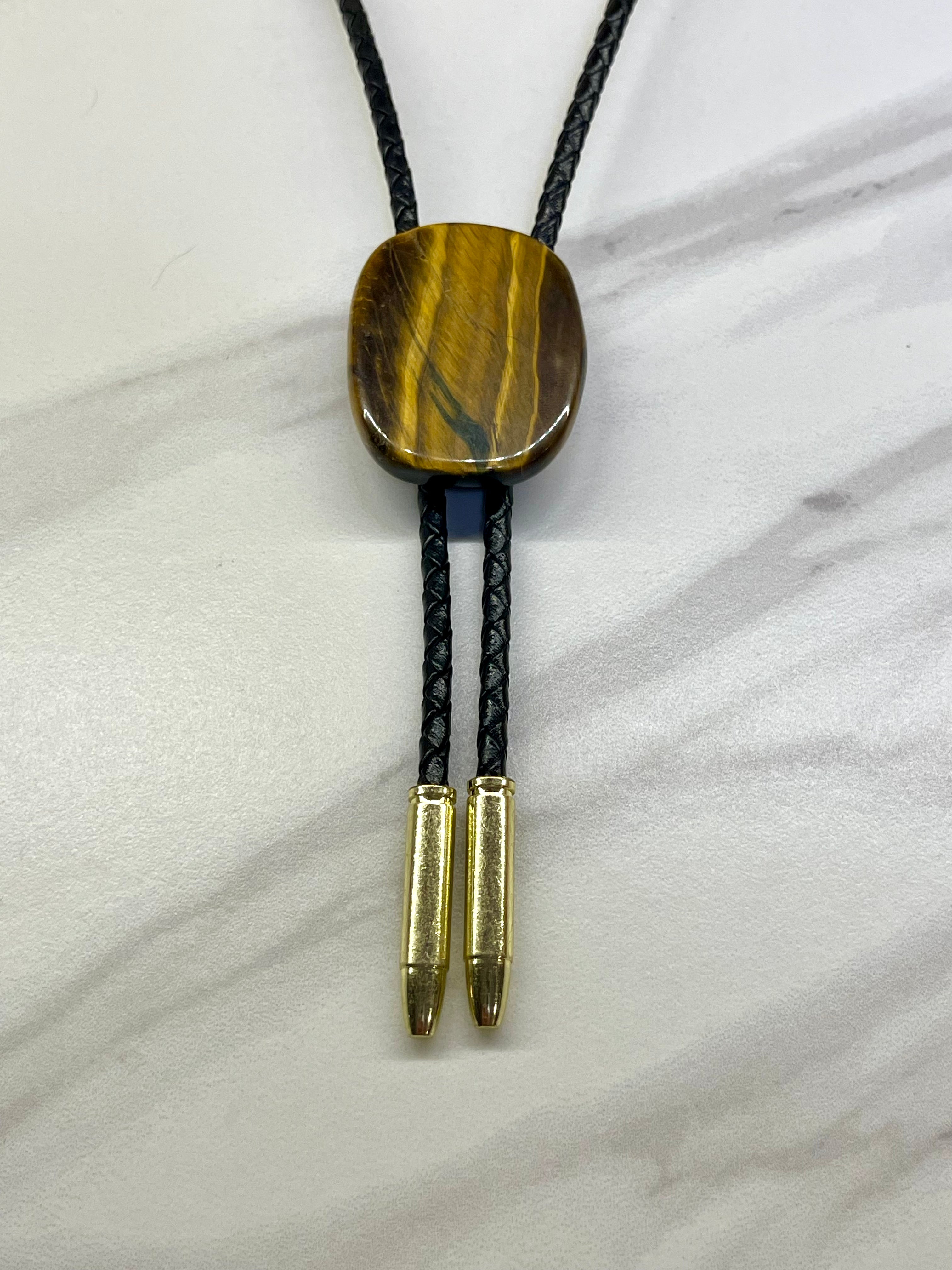Tiger's Eye Bolo Tie