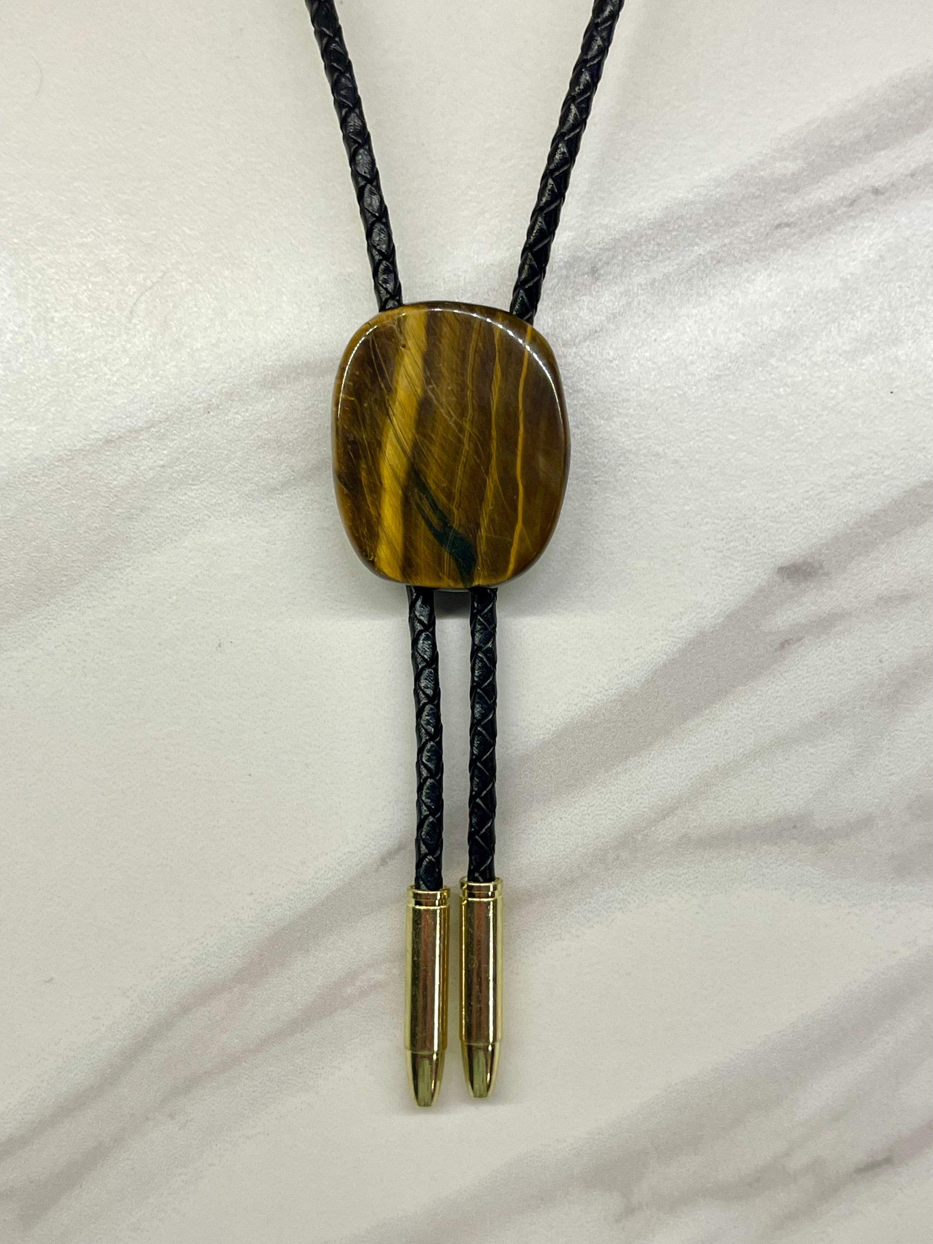 Tiger's Eye Bolo Tie