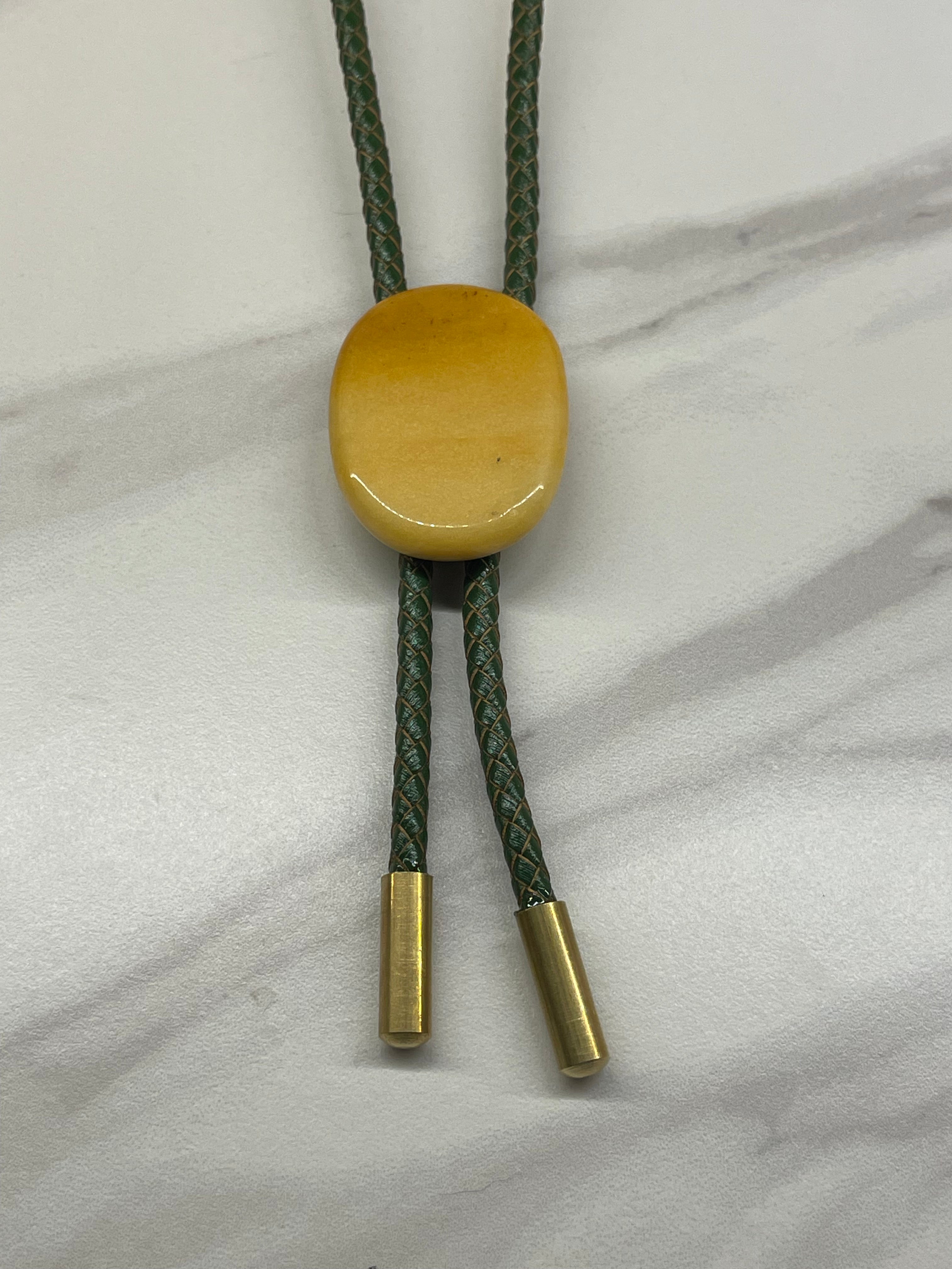 Orange Moonstone Bolo Tie