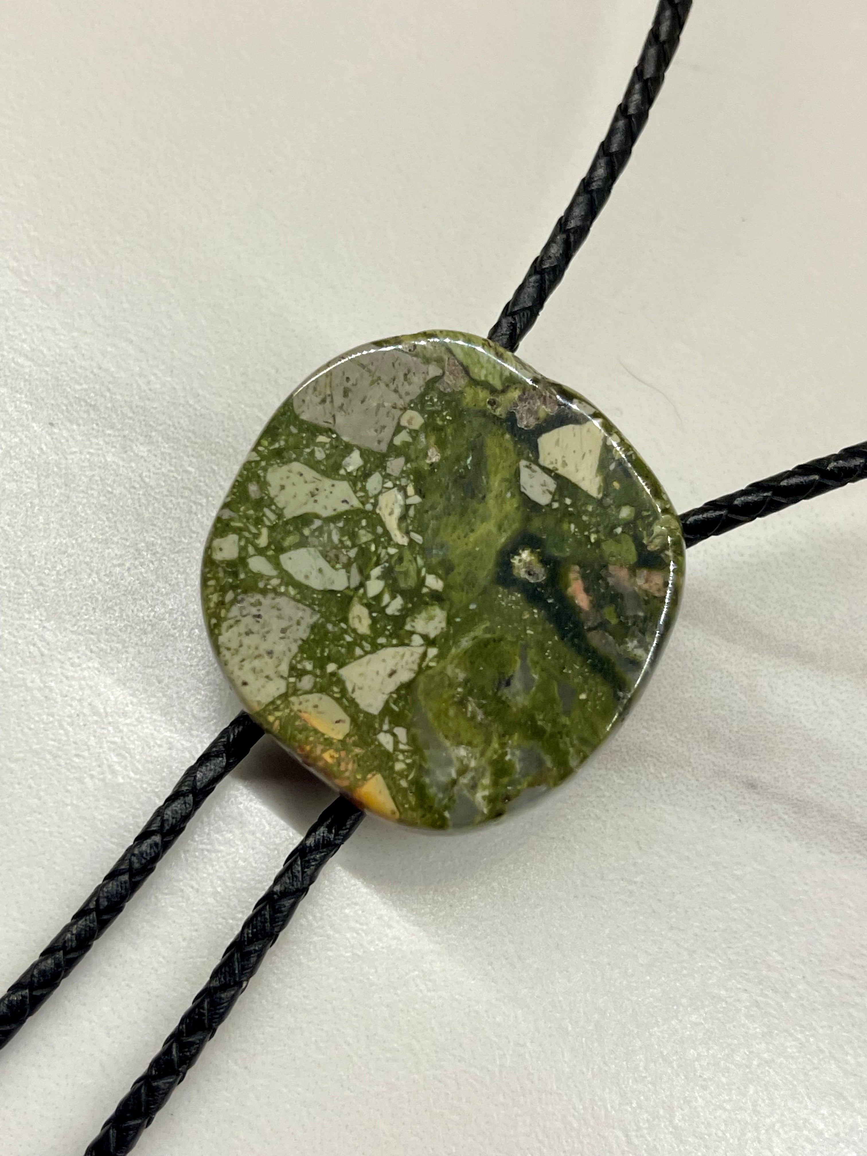 Unakite Bolo Tie