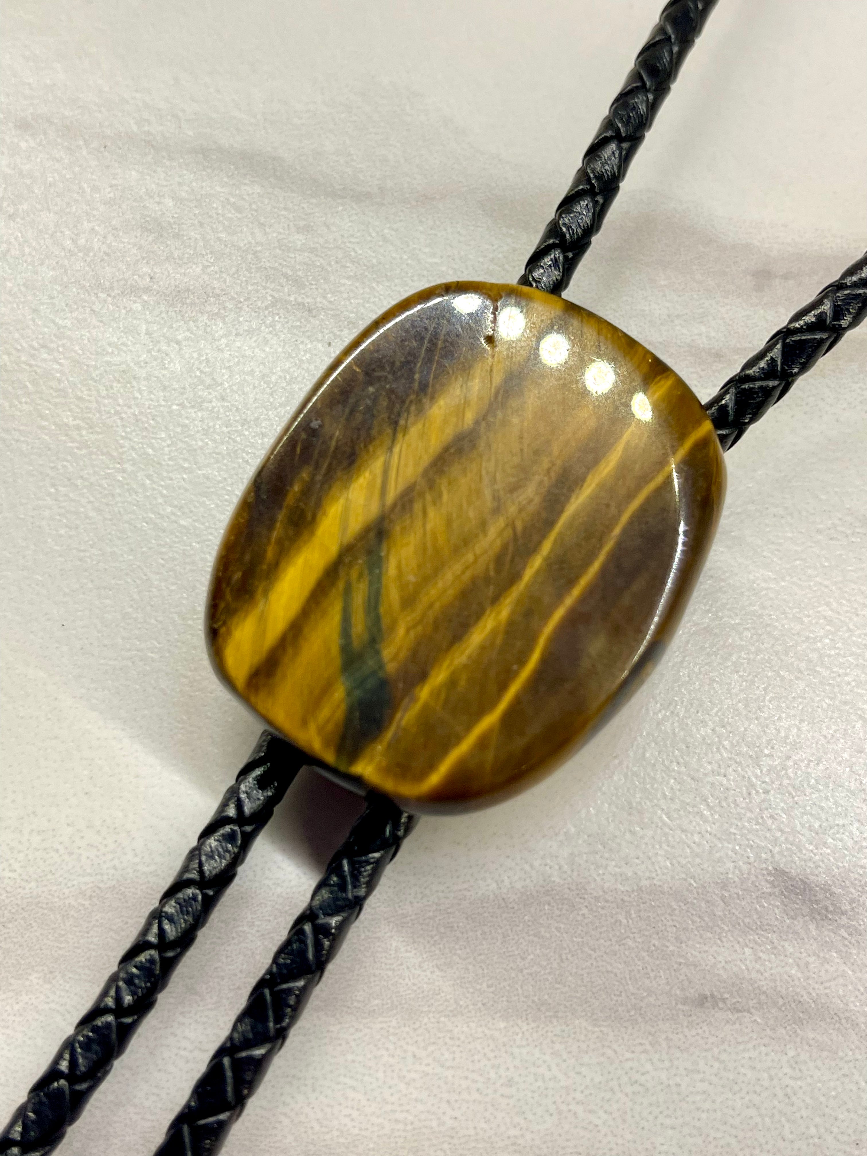 Tiger's Eye Bolo Tie