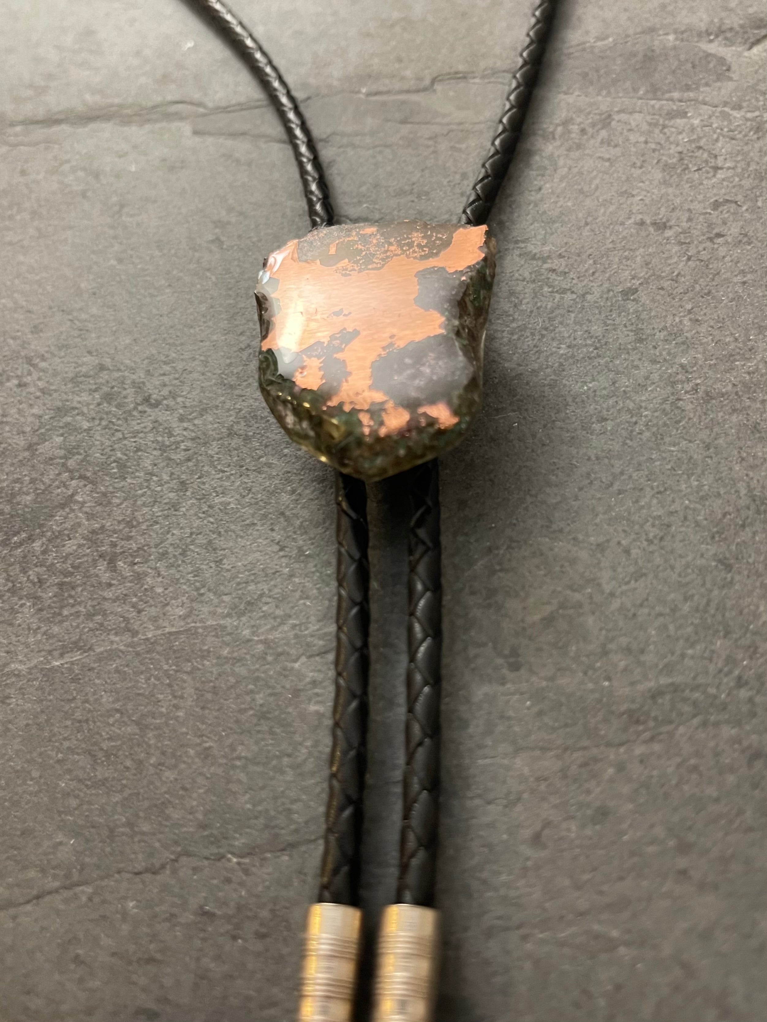 Michigan Mirage – Copper Ore Bolo Tie