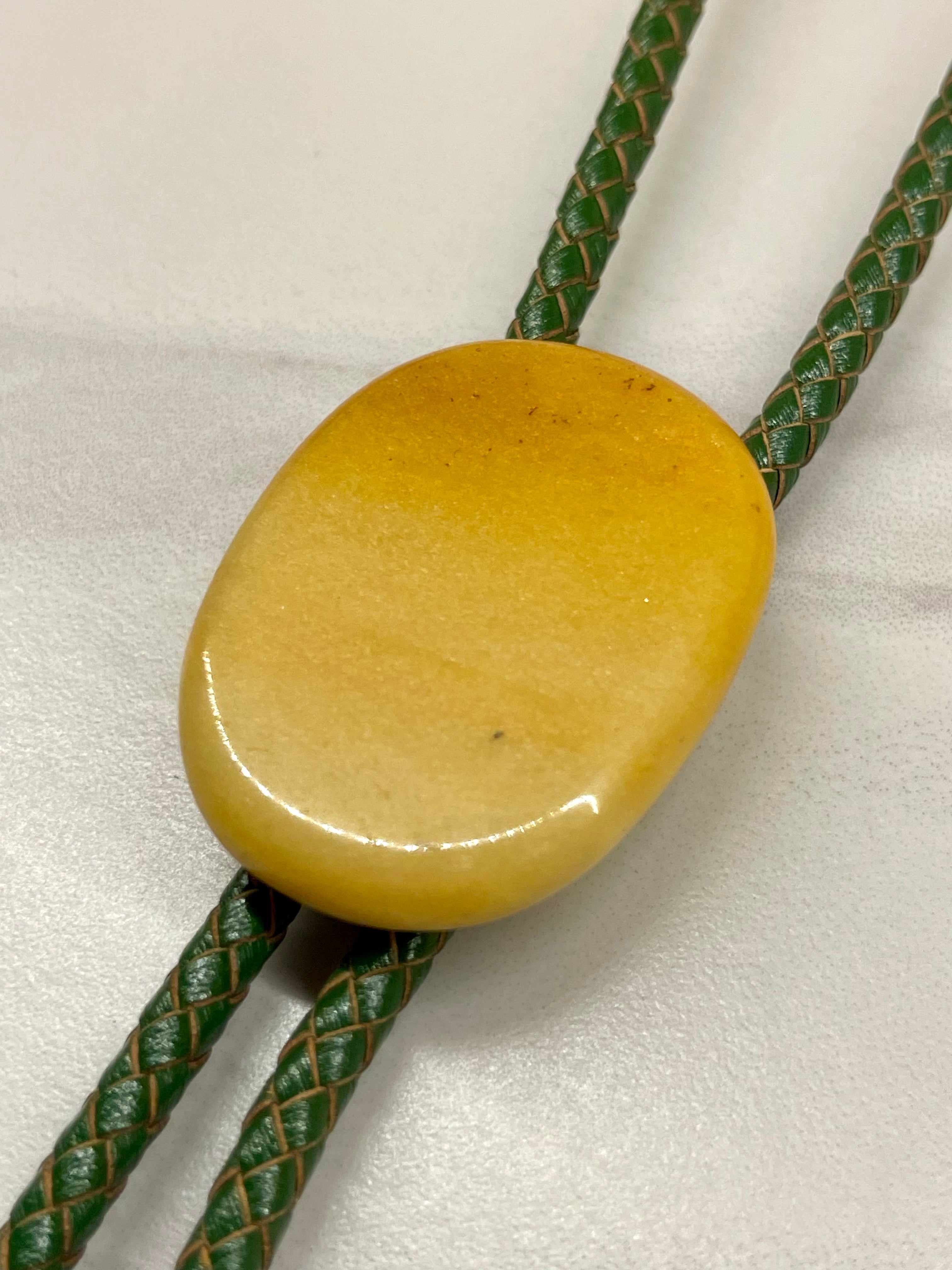 Orange Moonstone Bolo Tie