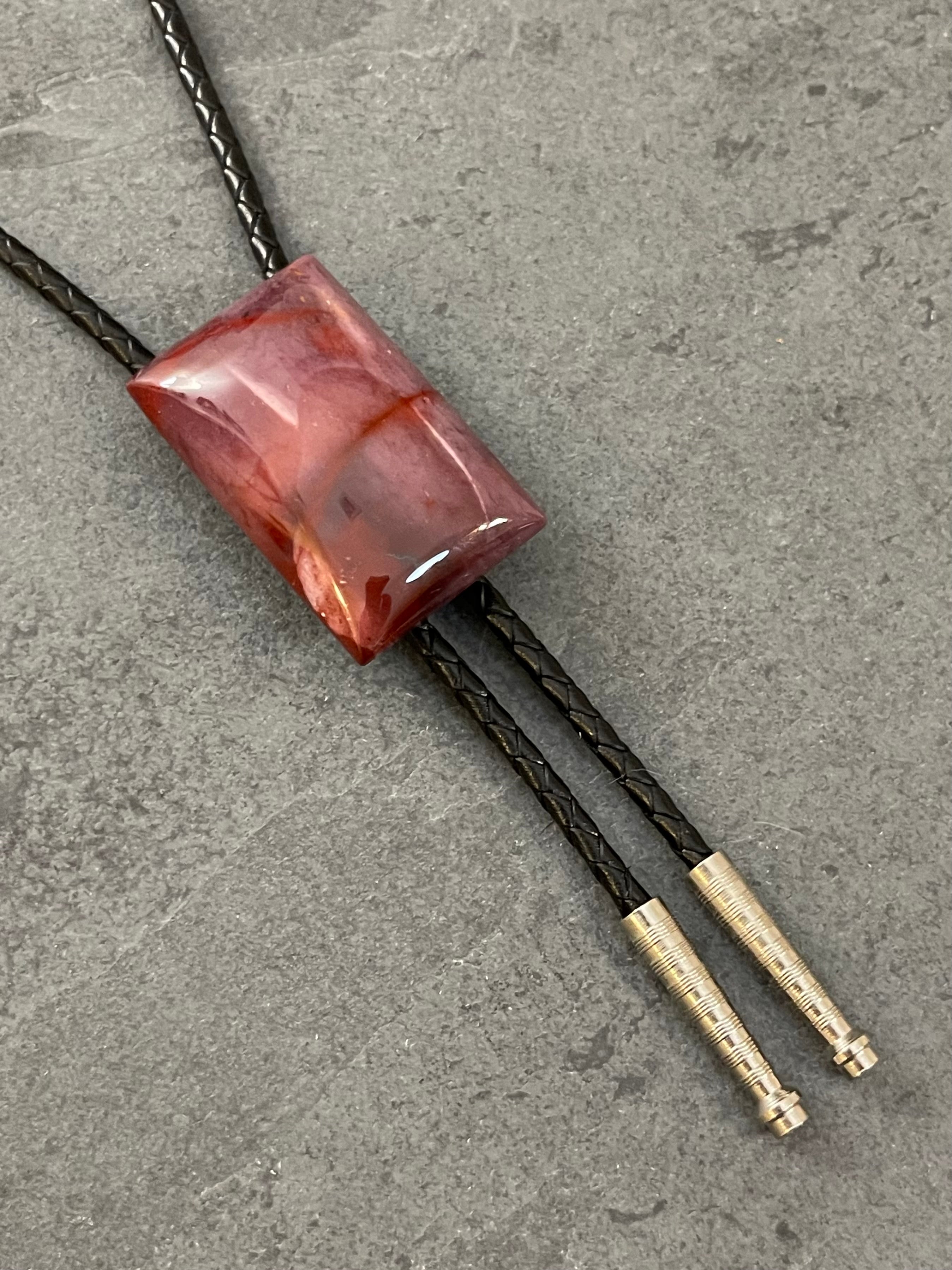 Red Mist – Mookaite Jasper Bolo Tie