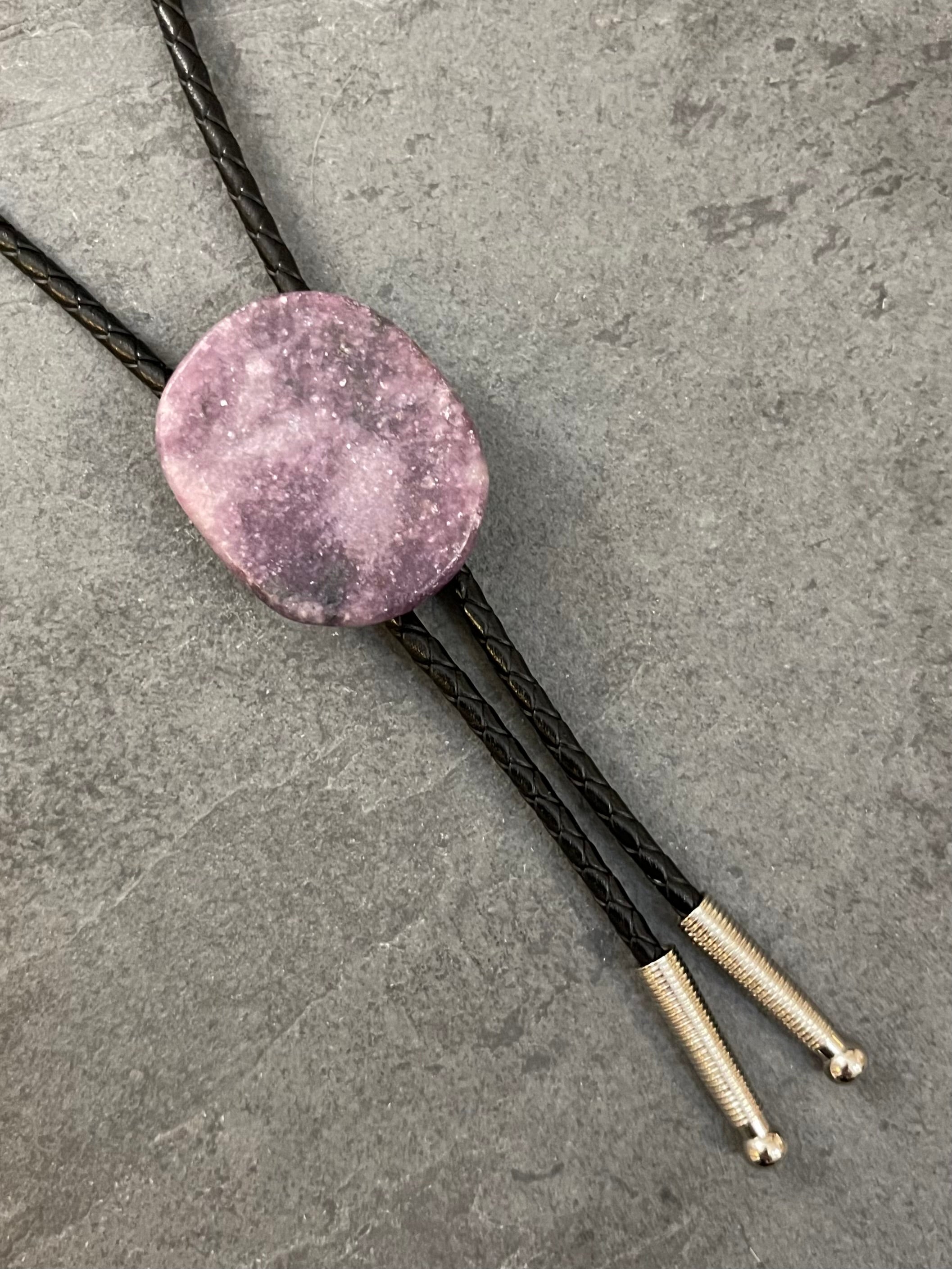 Purple Flash – Fluorite Bolo Tie